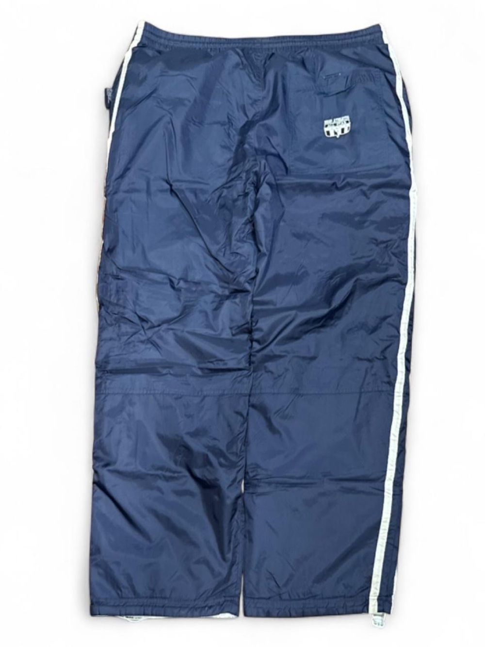 Y2K Exco Jeans Reversible Striped Baggy Fleece Track Pants